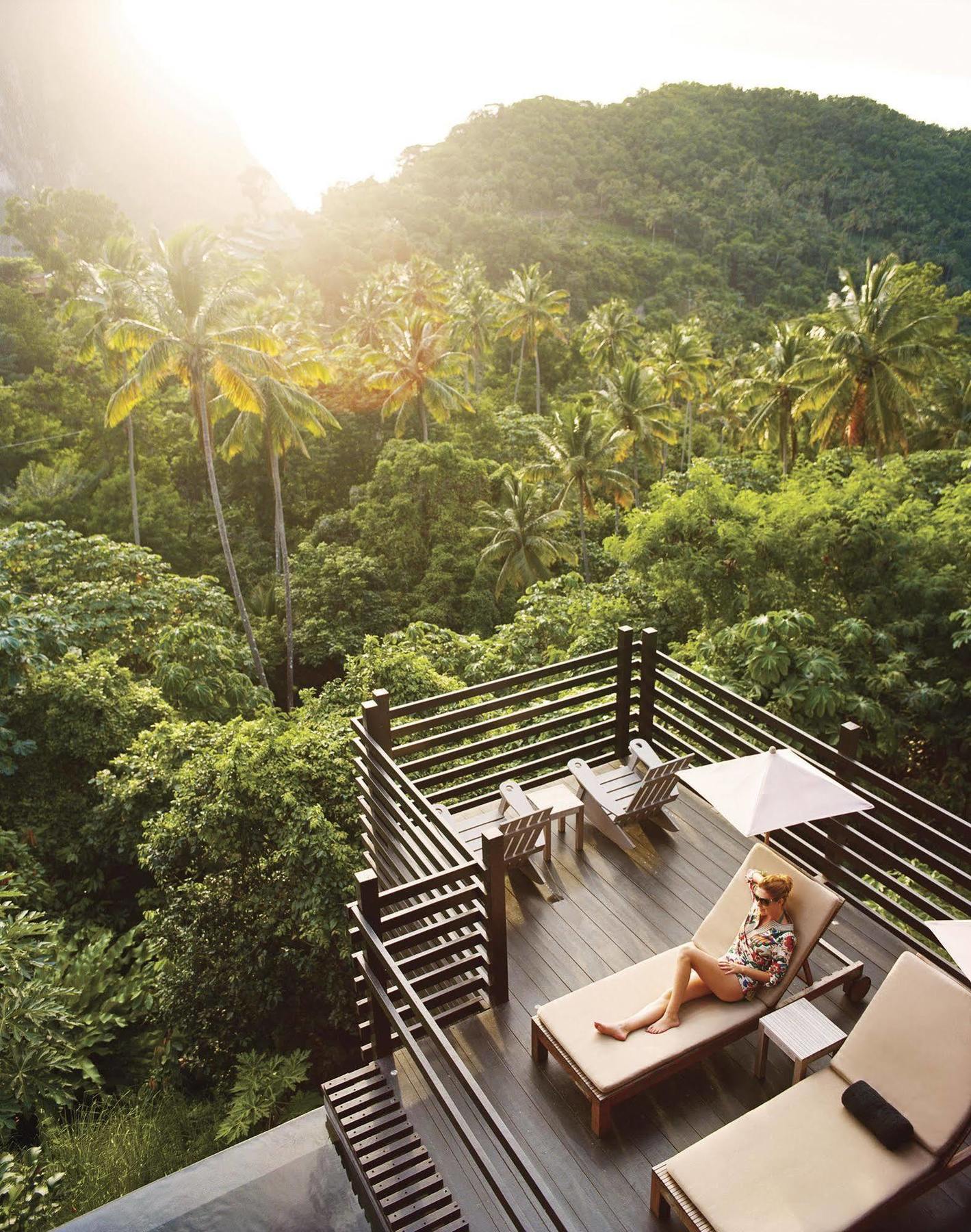 Hotel Rabot From Chocolat Soufriere
