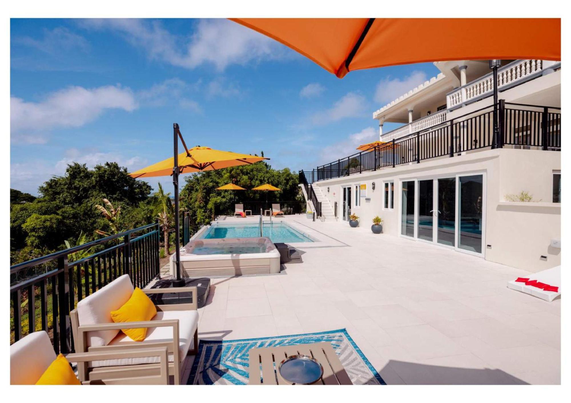 Sauna Pool Game Bliss Villa Rodney Bay
