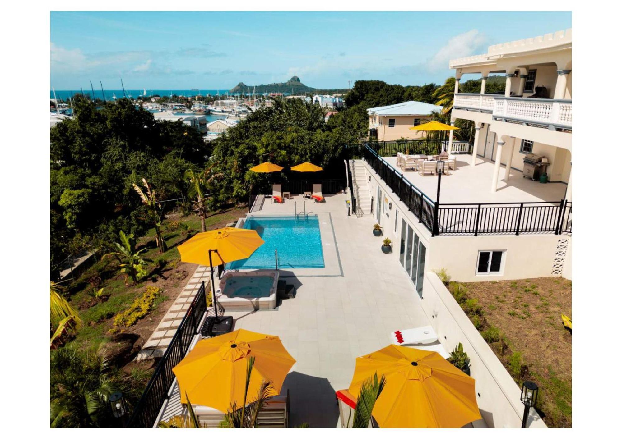 Villa Sauna Pool Game Bliss Rodney Bay