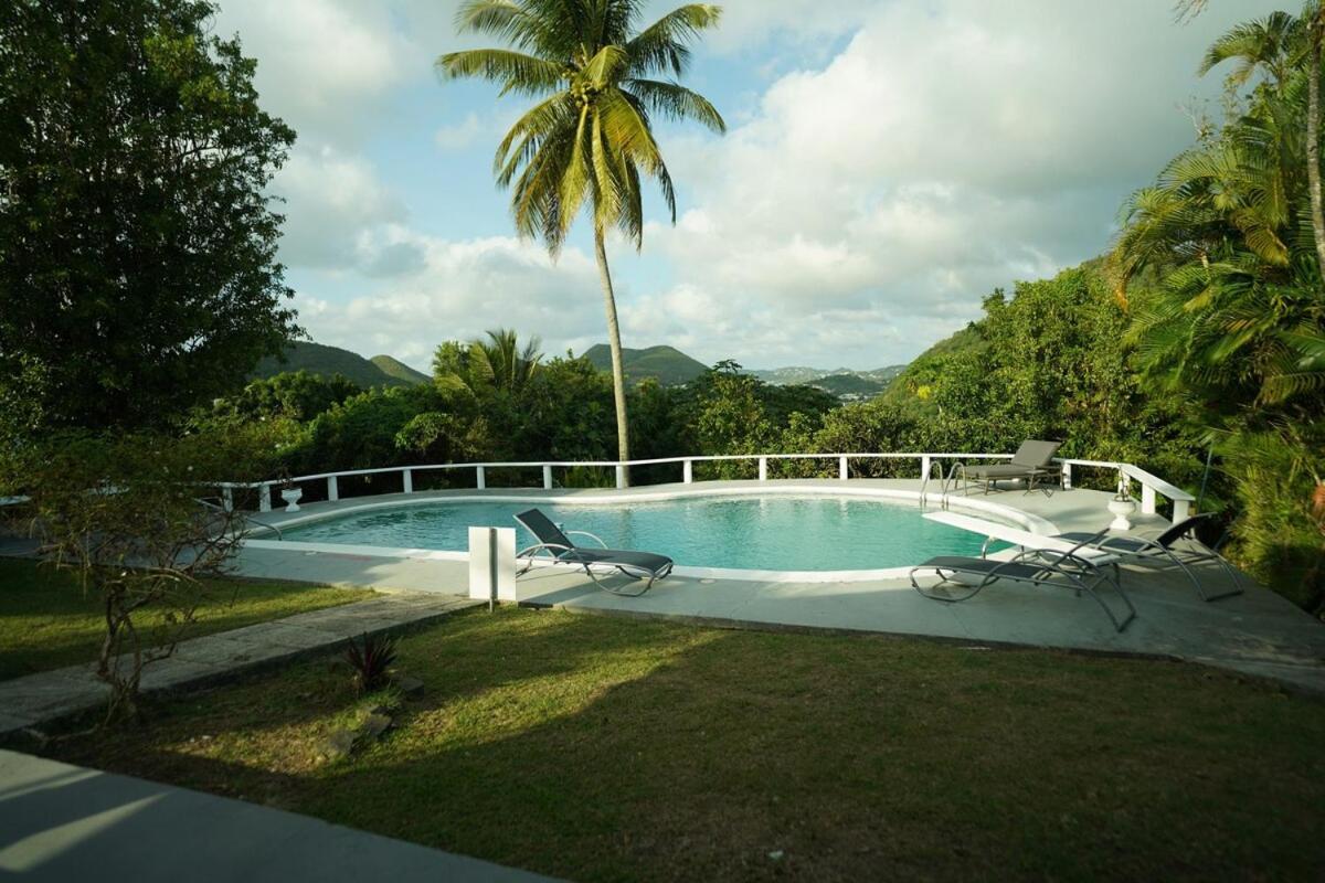 Almarlene House, Spacious Sea View, Large Pool, Patios, Cot, Cook Gros Islet